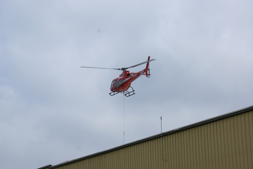 Pine Bluff Heating and Air Helicopter